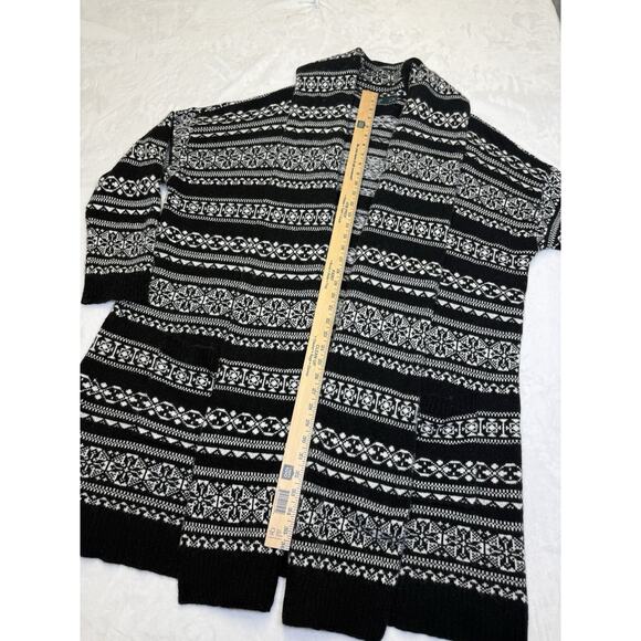 Lauren Ralph Lauren Cardigan Women’s Sz 3XL Fair Isle Aztec Blanket Sweater - Picture 9 of 10